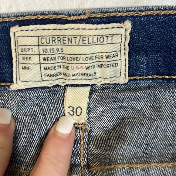Current/Elliott The Highwaist Stiletto jeans size 30 - Picture 3 of 8